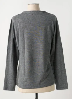 T-shirt Concept K Gris Manches Longues