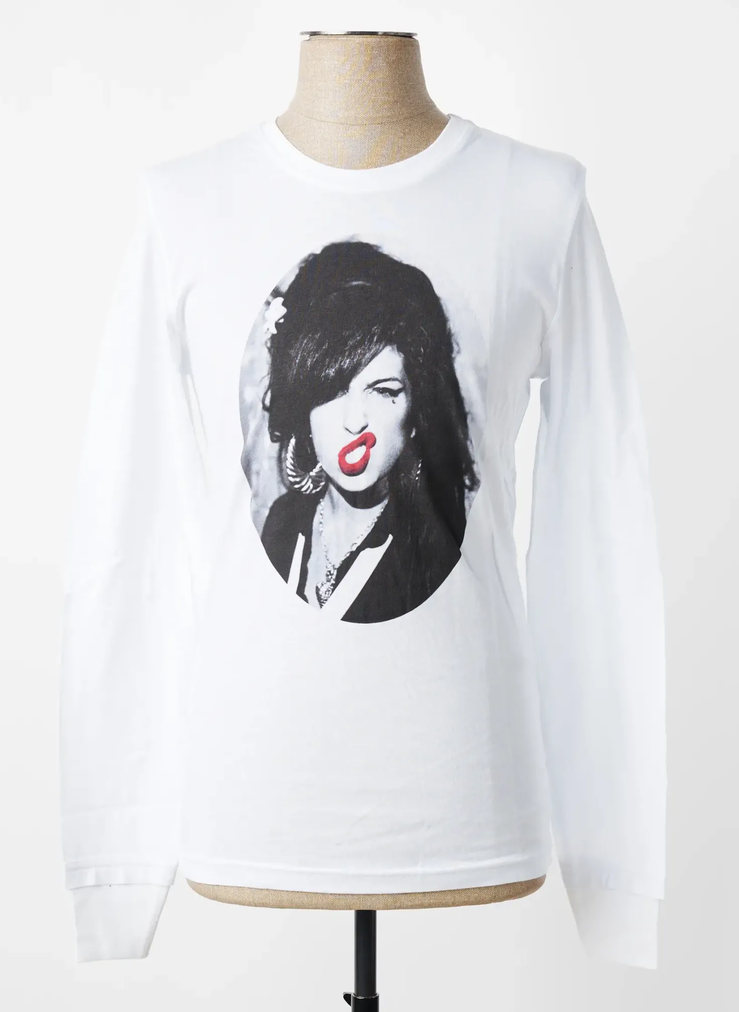 T-shirt David Baby Blanc Manches Longues
