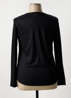 T-shirt Desaivre Noir Manches Longues