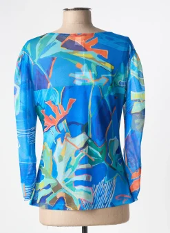 T-shirt Dolcezza Bleu Manches Longues