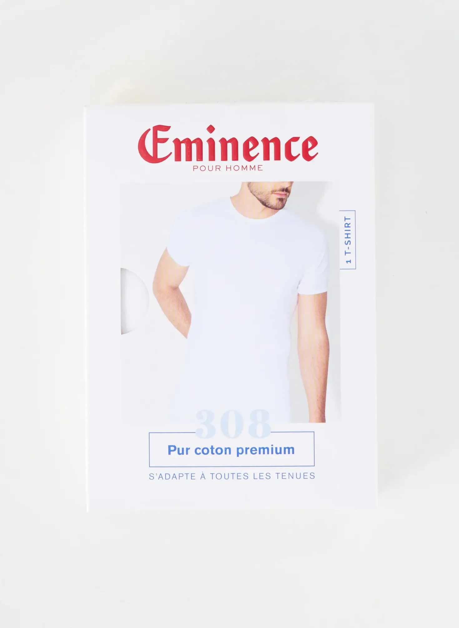 T-shirt Eminence Blanc Manches Courtes