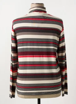 T-shirt Frank Walder Rouge Manches Longues
