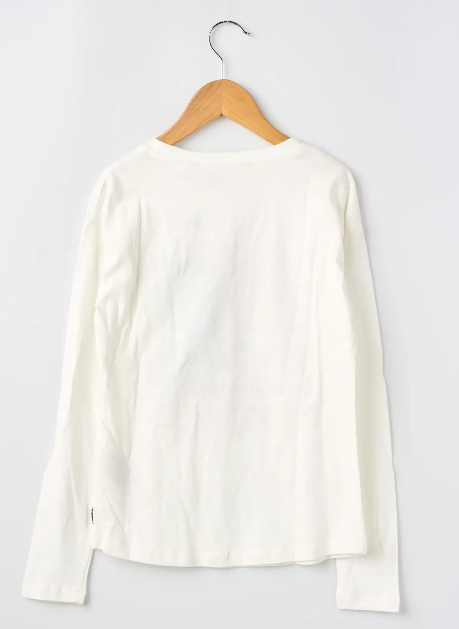 T-shirt Garcia Blanc Manches Longues