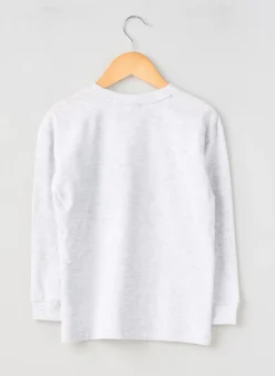 T-shirt Garcia Gris Manches Longues