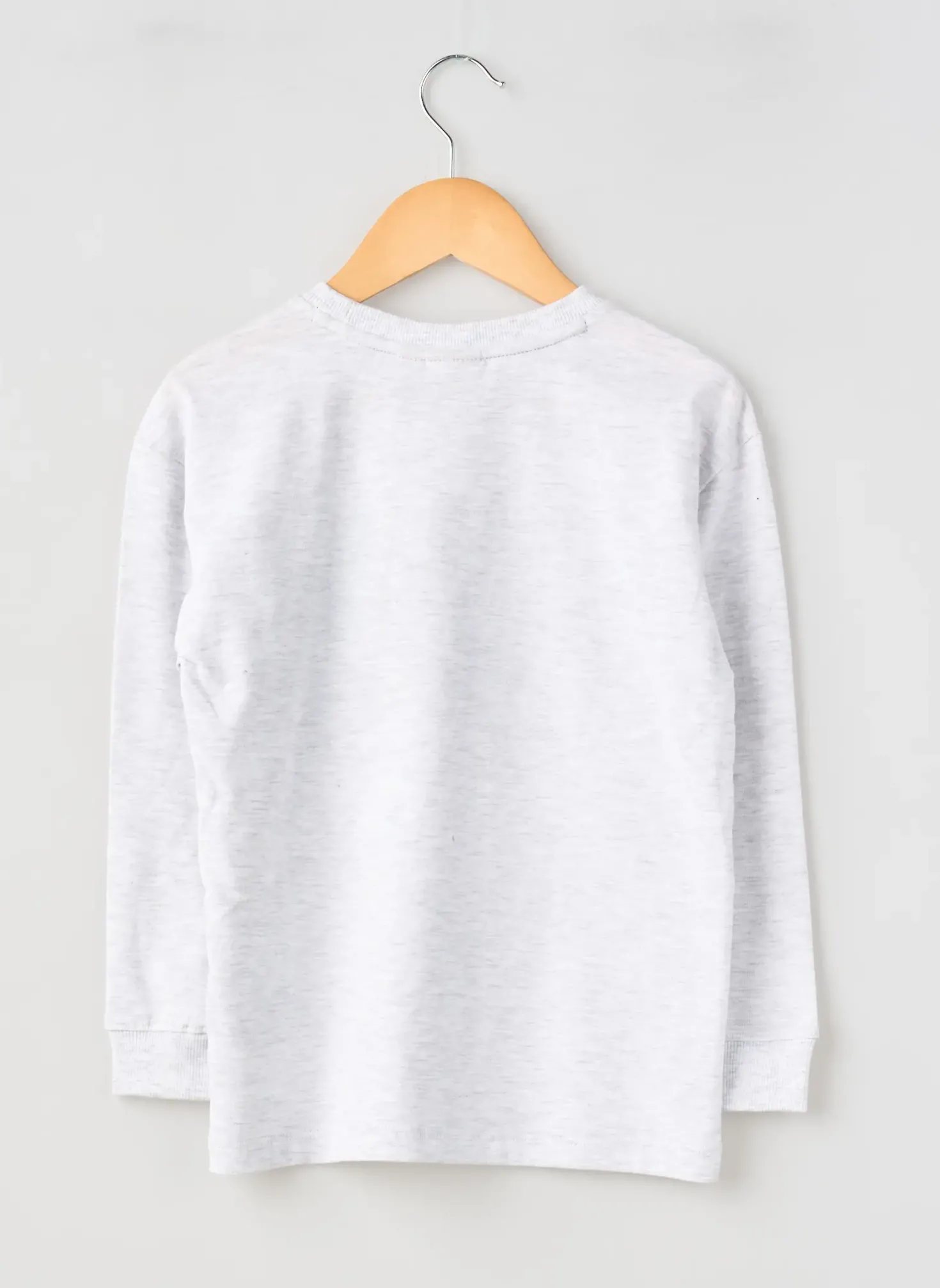 T-shirt Garcia Gris Manches Longues