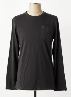 T-shirt Garcia Gris Manches Longues