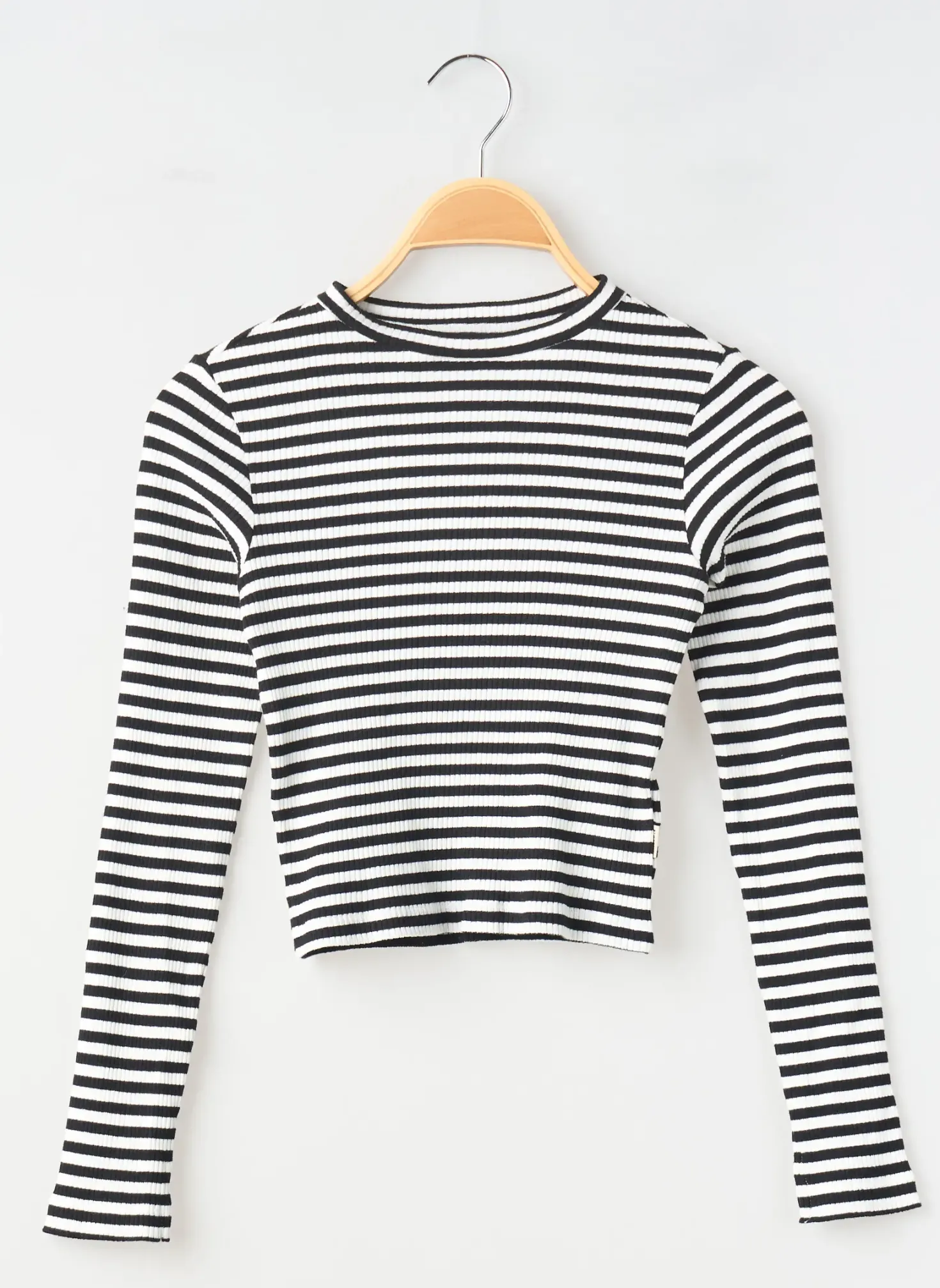 T-shirt Garcia Noir Manches Longues