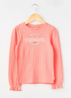 T-shirt Garcia Orange Manches Longues