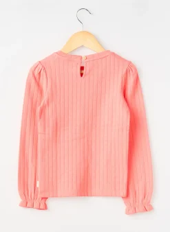 T-shirt Garcia Orange Manches Longues