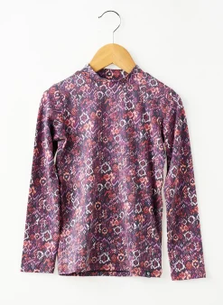 T-shirt Garcia Violet Manches Longues