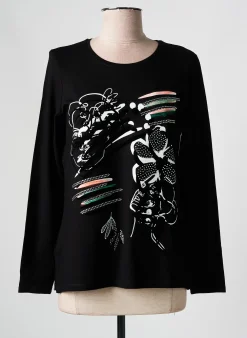 T-shirt Gregory Pat Noir Manches Longues