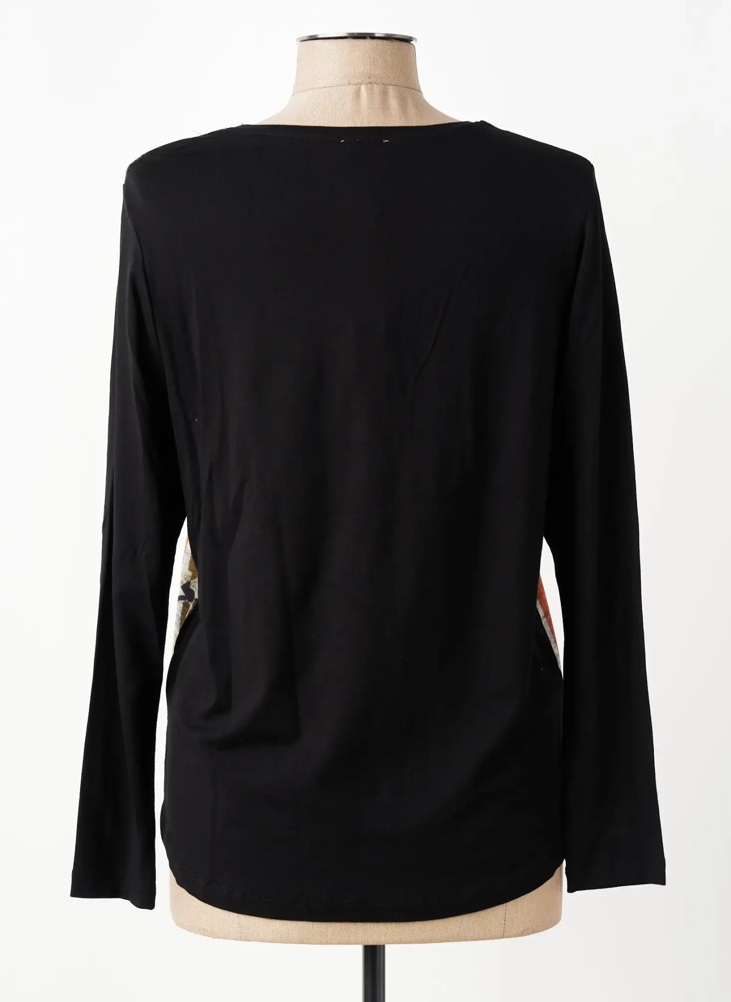 T-shirt Guy Dubouis Noir Manches Longues