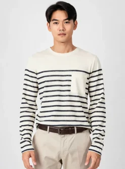 T-shirt Harris Wilson Beige Manches Longues