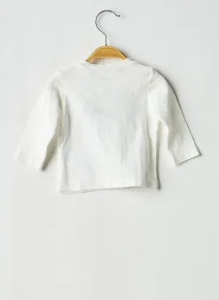 T-shirt Ikks Blanc Manches Longues
