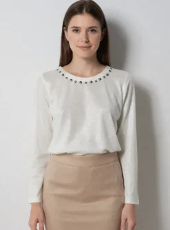 T-shirt Ikks Gris Manches 3/4