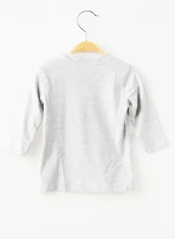 T-shirt Ikks Gris Manches Longues