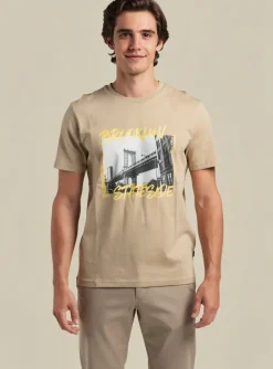 T-shirt Jack & Jones Beige