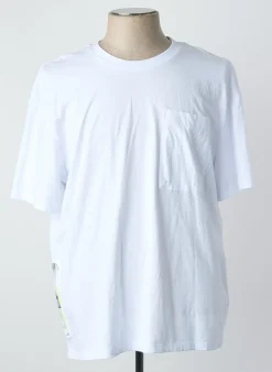 T-shirt Jack & Jones Blanc Manches Courtes