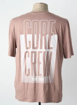 T-shirt Jack & Jones Marron Manches Courtes