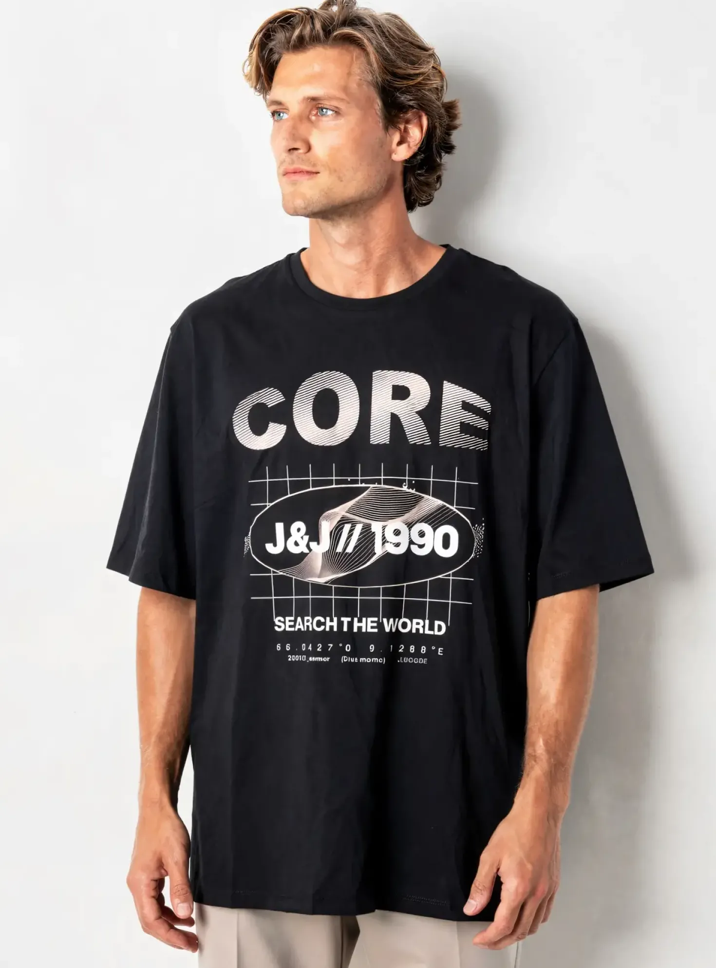 T-shirt Jack & Jones Noir