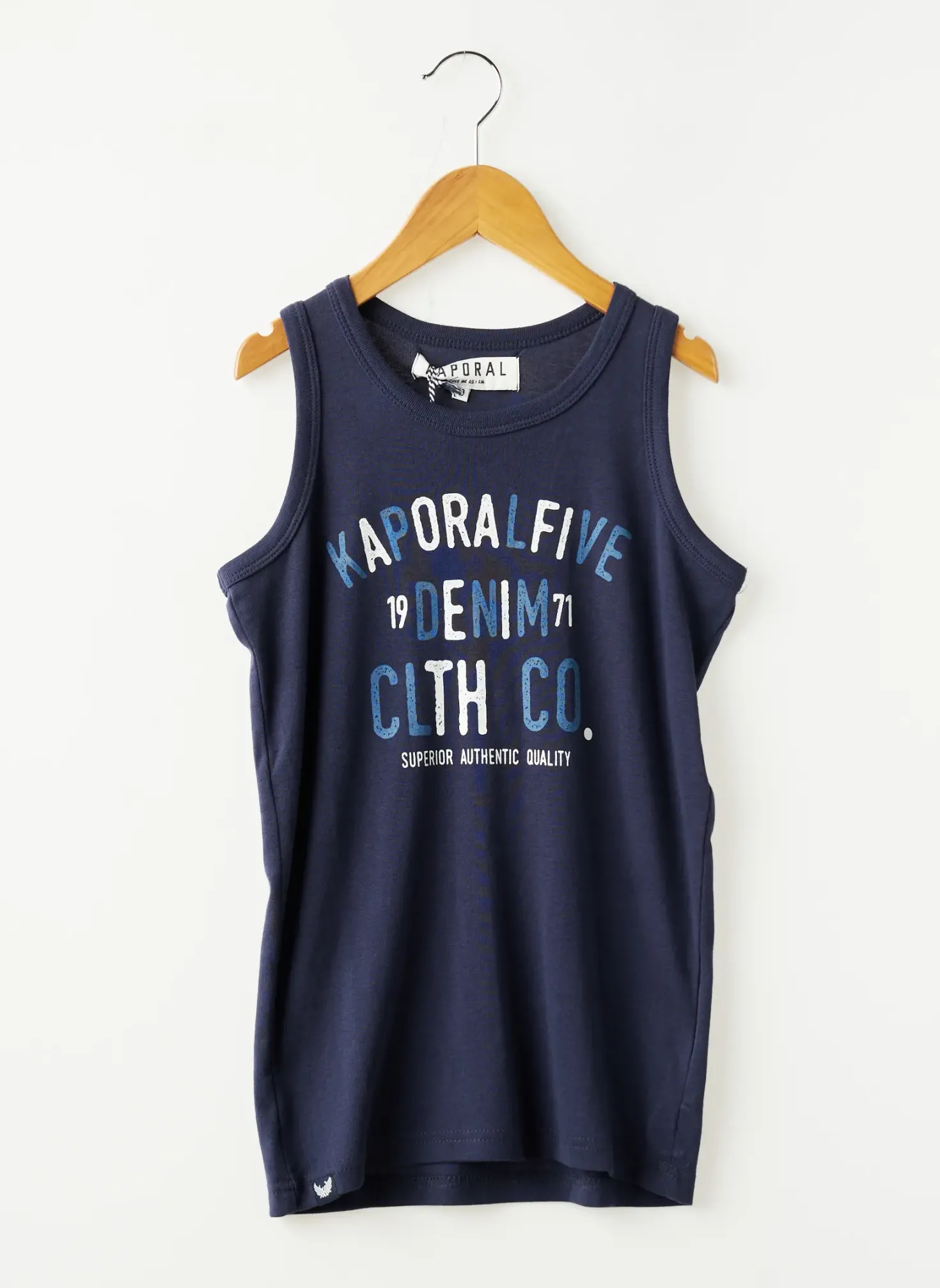 T-shirt Kaporal Bleu Fines Bretelles