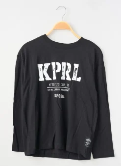 T-shirt Kaporal Noir Manches Longues