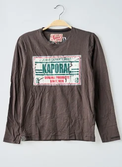 T-shirt Kaporal Vert Manches Longues