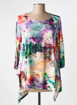 T-shirt Kozan Bleu Manches 3/4