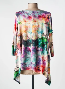 T-shirt Kozan Bleu Manches 3/4