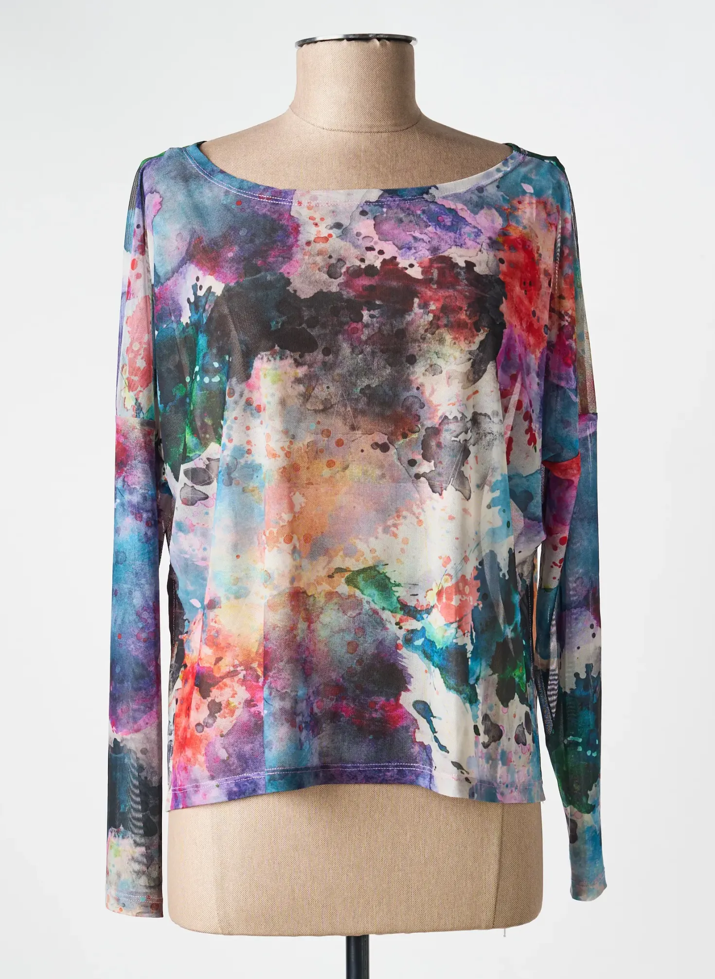 T-shirt Kozan Bleu Manches Longues