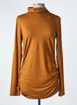 T-shirt Kozan Marron Manches Longues