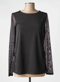 T-shirt Kozan Noir Manches Longues