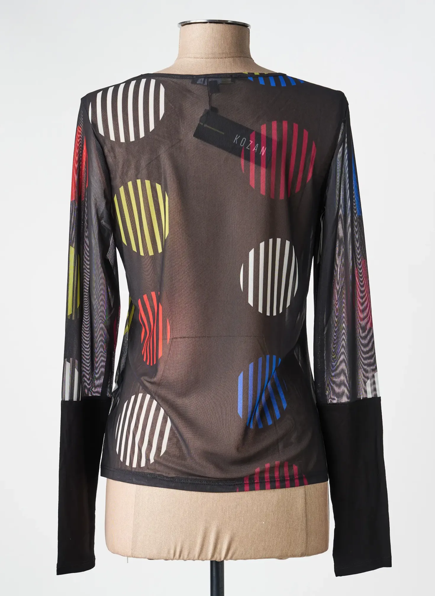 T-shirt Kozan Noir Manches Longues