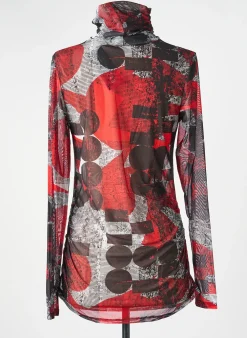 T-shirt Kozan Rouge Manches Longues