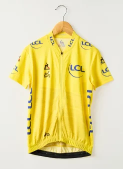 T-shirt Le Coq Sportif Jaune Manches Courtes