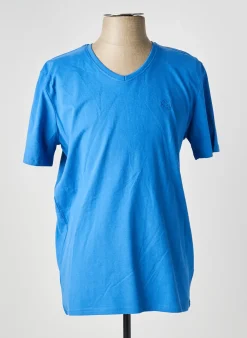 T-shirt Lee Cooper Bleu Manches Courtes