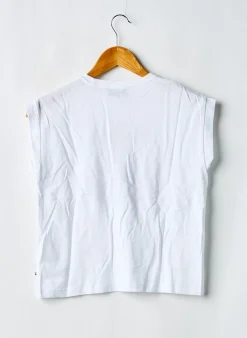 T-shirt Le Temps Des Cerises Blanc Manches Courtes
