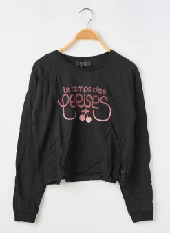 T-shirt Le Temps Des Cerises Noir Manches Longues