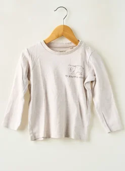 T-shirt Lupilu Beige Manches Longues