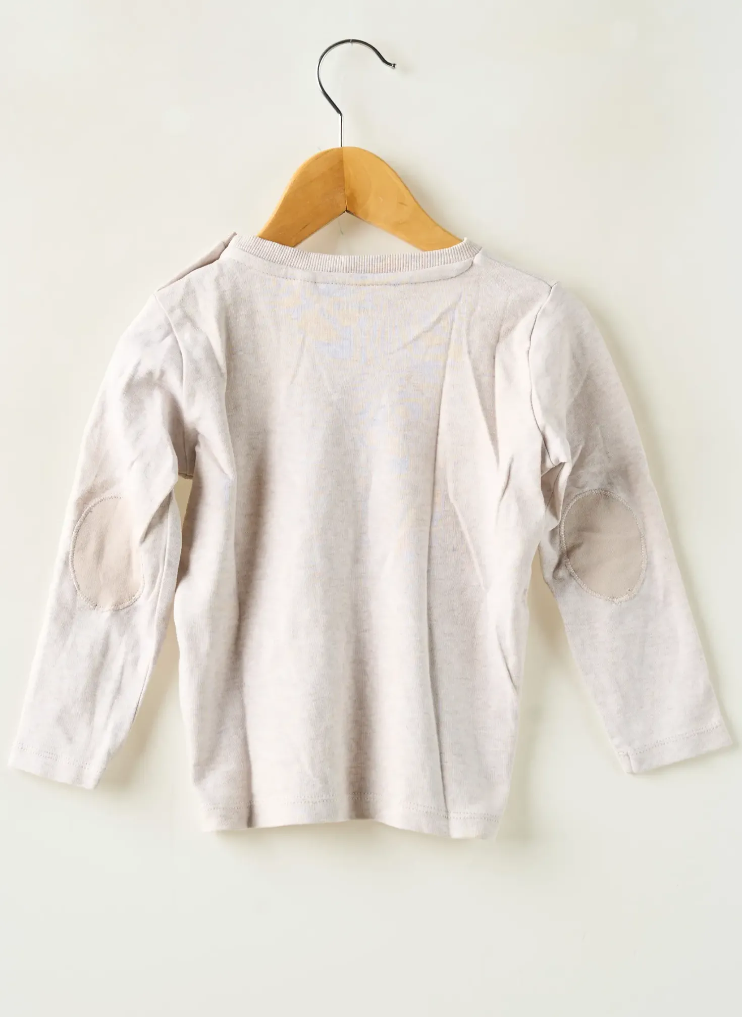 T-shirt Lupilu Beige Manches Longues