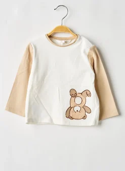 T-shirt Mayoral Beige Manches Longues