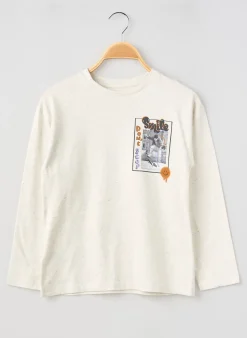 T-shirt Mayoral Beige Manches Longues