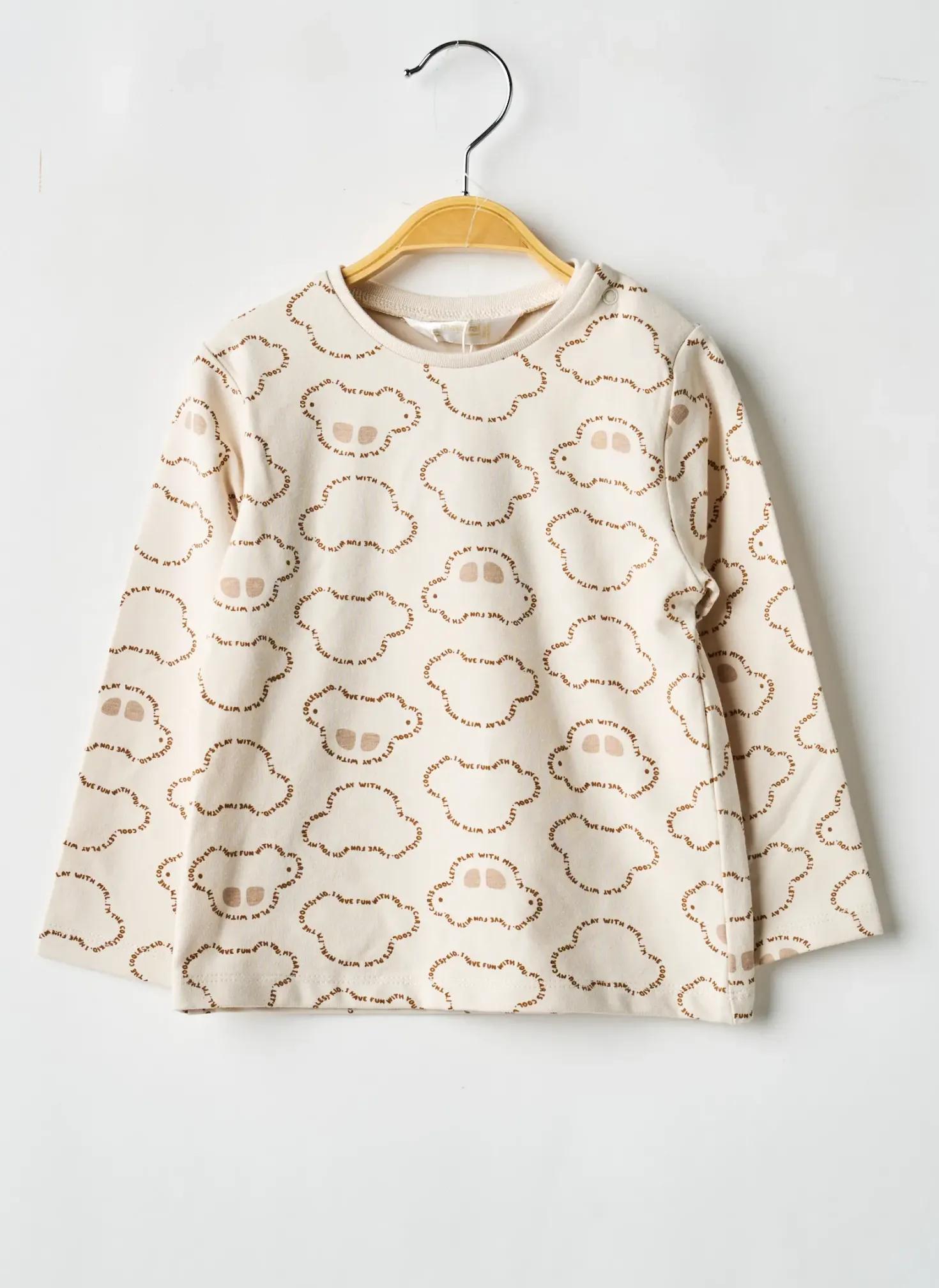T-shirt Mayoral Beige Manches Longues