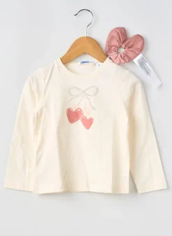 T-shirt Mayoral Beige Manches Longues
