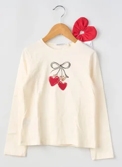 T-shirt Mayoral Beige Manches Longues