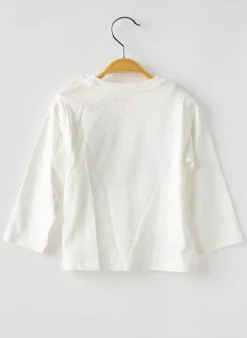 T-shirt Mayoral Blanc Manches Longues