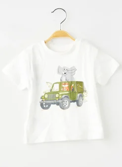 T-shirt Mayoral Blanc Manches Courtes