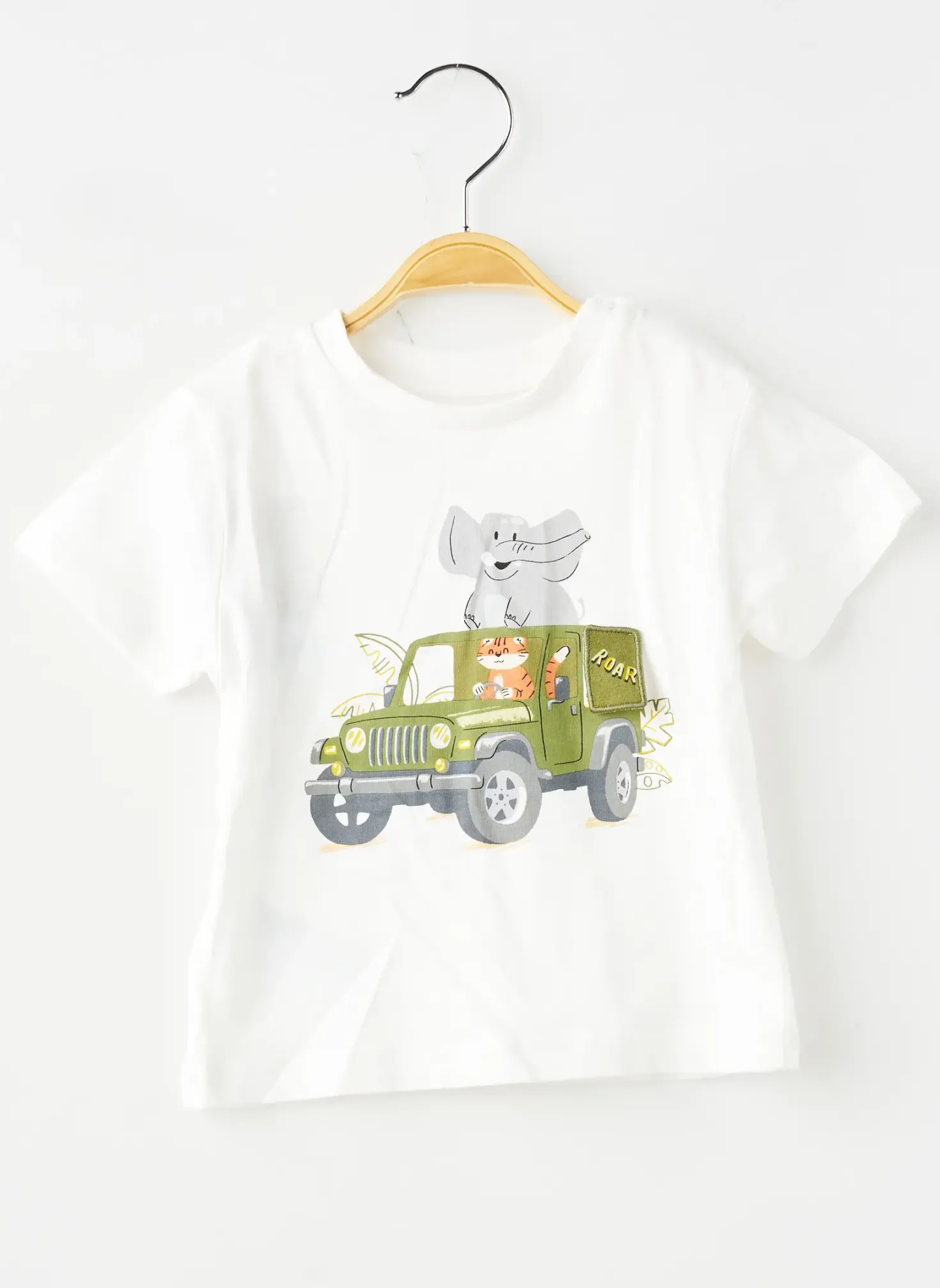 T-shirt Mayoral Blanc Manches Courtes