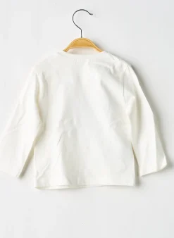 T-shirt Mayoral Blanc Manches Longues
