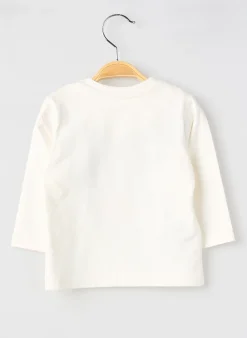 T-shirt Mayoral Blanc Manches Longues